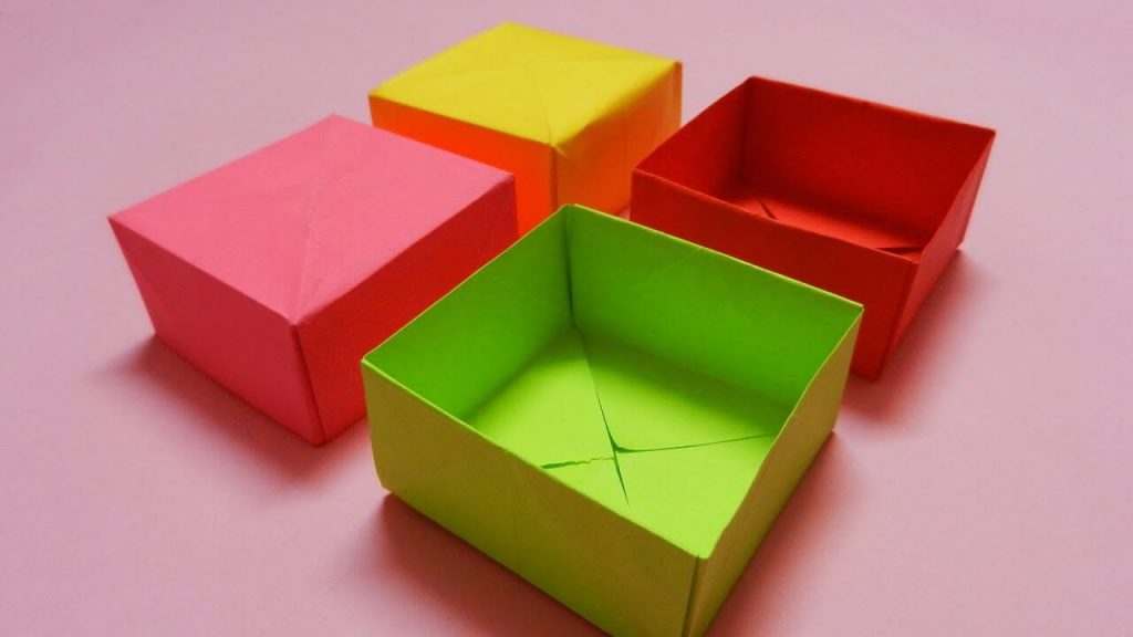 5 cách gấp hộp giấy đơn giản nhất